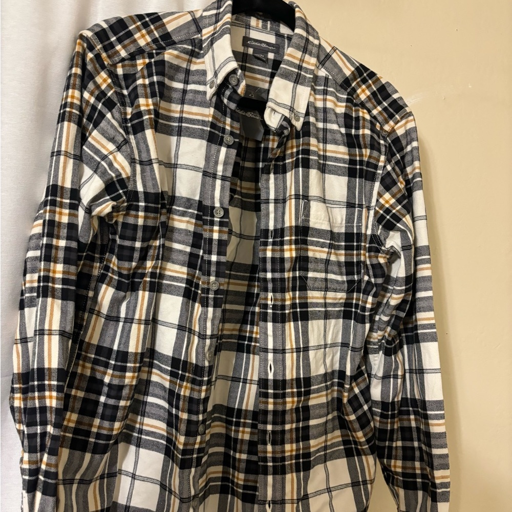Eddie Bauer flannel. Brand new. Open to offers. Medium